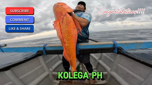 Massive ruby snapper landed by Kolega PH using Piratez Strike Blood Sword Slower 56/5 and Maxel Rage 80 Pro, Congrats Kolega PH!! - Ryoshi Pro Outfitters