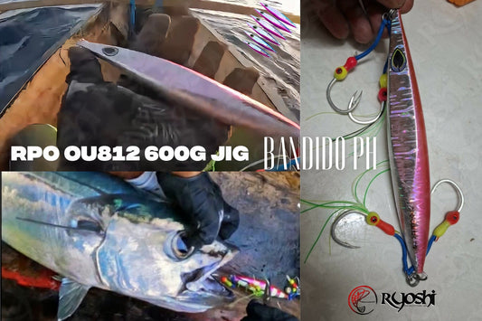 Subok na ni Bandido PH ang kakayahan nang RPO OU812 (oh you ate one too) jig na humuli nang malalaking isda, kung kayat ito ang go to jig nya. - Ryoshi Pro Outfitters