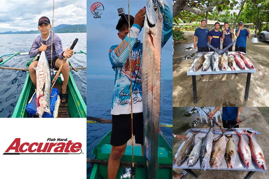 Angler Kevin Ruiz scoring different species of fish with his trusted weapon Accurate Valiant Reel, Nice catch sir Kevin and Congrats! - Ryoshi Pro Outfitters