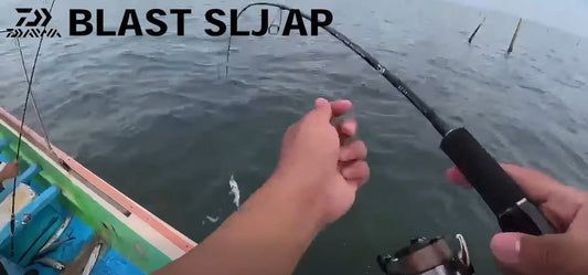 Angler Nico Mercado testing out his new Blast Super Light Jigging Rod jig max 45 grams and really had fun with it -Ryoshi Pro Outfitters