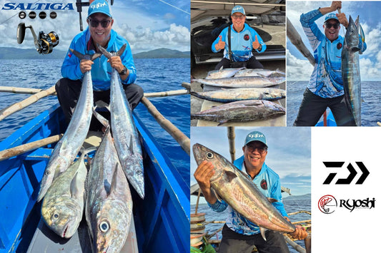 Angler Emmanuel Pante hauling huge fishes on his Daiwa Saltiga 15L-SJ, congrats sir eman!! - Ryoshi Pro Outfitters