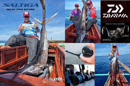 A huge sailfish caught by Angler Emanuel Pante using Daiwa Saltiga 15L-SJ during his recent jigging trip. Congrats Sir Eman! - Ryoshi Pro Outfitters