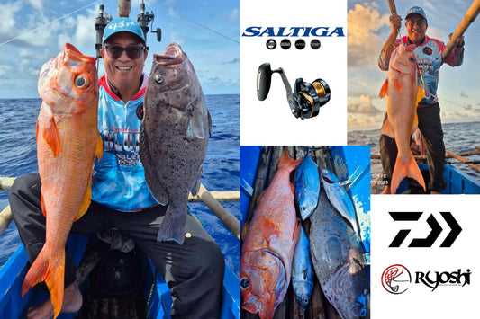 Angler Emmanuel Pante using Daiwa Saltiga 15L-SJ to land this nice sized fishes, Congrats sir eman! - Ryoshi Pro Outfitters