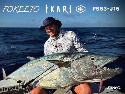 FOKEETO IKARI - DBL FS53-J15 by Angler Rémi Laugier c/o ZENAQ CO., LTD. - Ryoshi Pro Outfitters