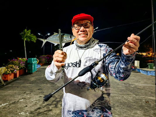 Aji fishing in Grande island. Testing out our gears to know more about them - Ryoshi Pro Outfitters