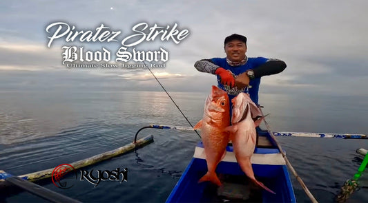 Congrats Angler Gernil Genetica Manderico for your twin ruby snapper hook up on your Piratez Strike Blood Sword Slower 56/4 rod. - Ryoshi Pro Outfitters