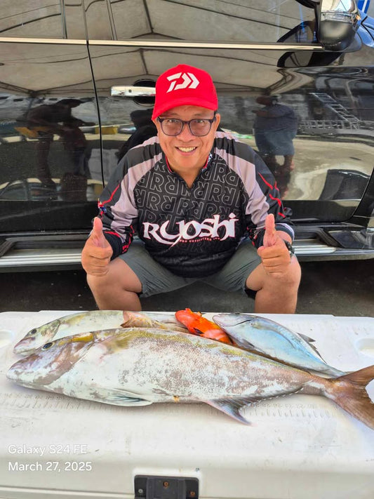 Our new jersey worn by one of our avid supporters sir Emannuel Pante, thanks for always supporting our products. - Ryoshi Pro Outfitters