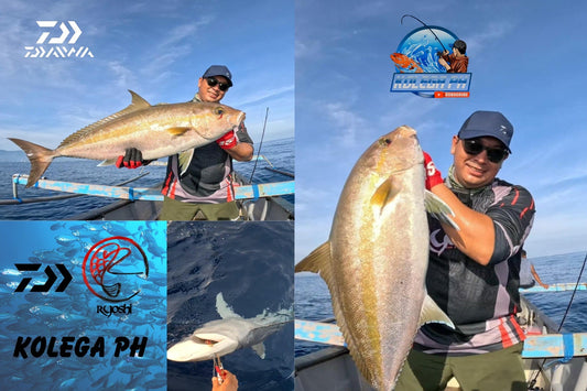 What’s new with KOLEGA PH, well, he is BACK!!!!!!! and he is back armed with a stronger rod Daiwa Catalina SJ 60/6 - Ryoshi Pro Outfitters