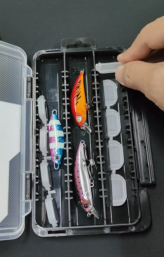 3 types of slim accessory case by Mebao, For light shore casters who wants to pack things light, for light game anglers who needs more space on small bags - Ryoshi Pro Outfitters