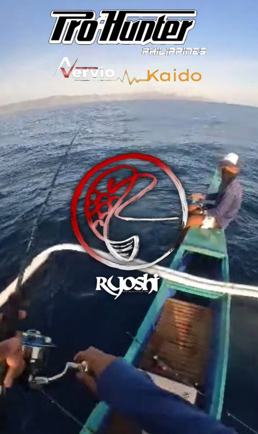 Prohunter Kaido Nervio super light jigging rod and Daiwa GT Lt2500xh ark proved to be a very nice combination for angler Aijo Okamura - Ryoshi Pro Outfitters