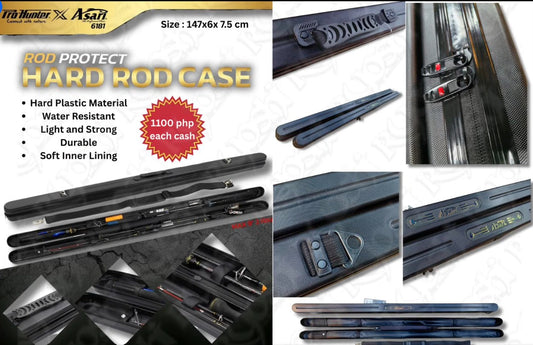 PRO HUNTER X ASARI HARD ROD CASE - Shockproof hard case for the rod - Ryoshi Pro Outfitters