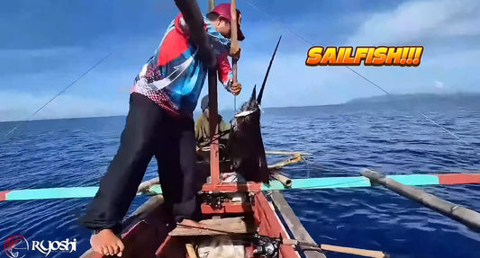 Bihirang kumagat ang sailfish sa jig kung kayat kung ito ay mapakagat mo siguradong napaka saya mo - Ryoshi Pro Outfitters