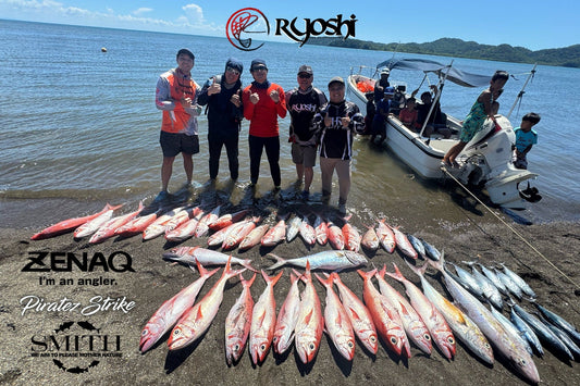Team Ryoshi Pro Outfitters hauling up approximately 200 to 300kg of fish on our recent fishing/jigging expedition at Sta Ana Cagayan - Ryoshi Pro Outfitters