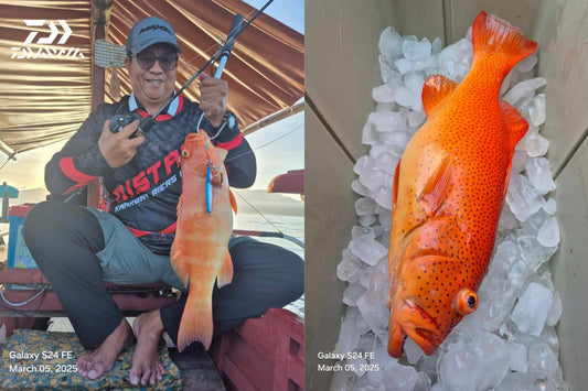 Another fresh catch and this time around its a first class coral trout landed by angler Emmanuel Pante - Ryoshi Pro Outfitters