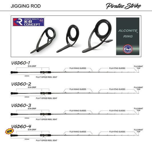 ‼️New ‼️Piratez Strike Vanguard Slow Jigging Rod just got a new heavier variant to its family!!!! -Ryoshi Pro Outfitters