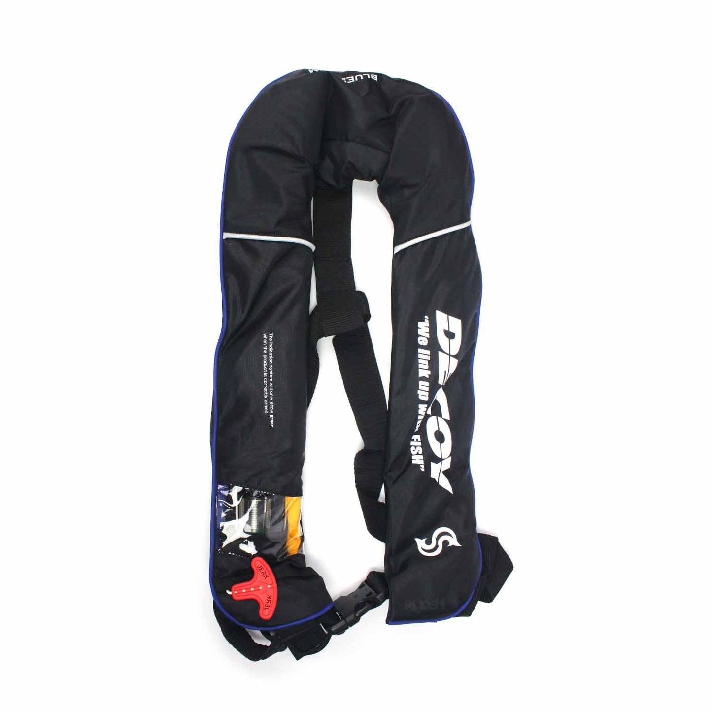 AUTO INFLATABLE LIFE VEST - BSJ2520RS - BLACK