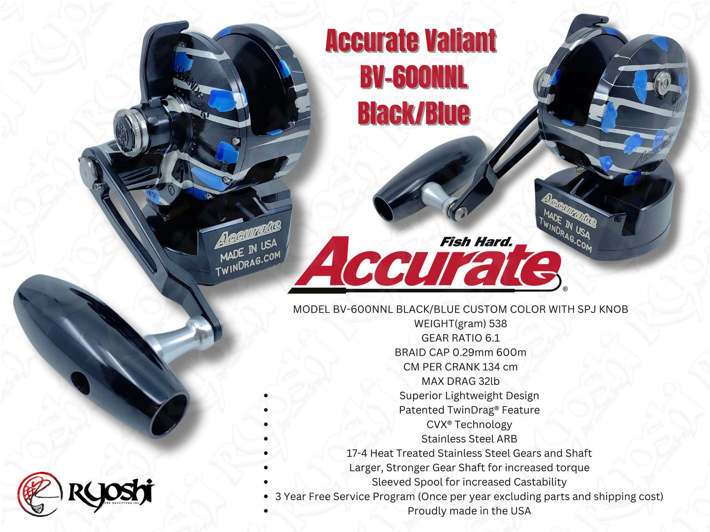 Accurate Valiant BV-600NNL Black/Blue