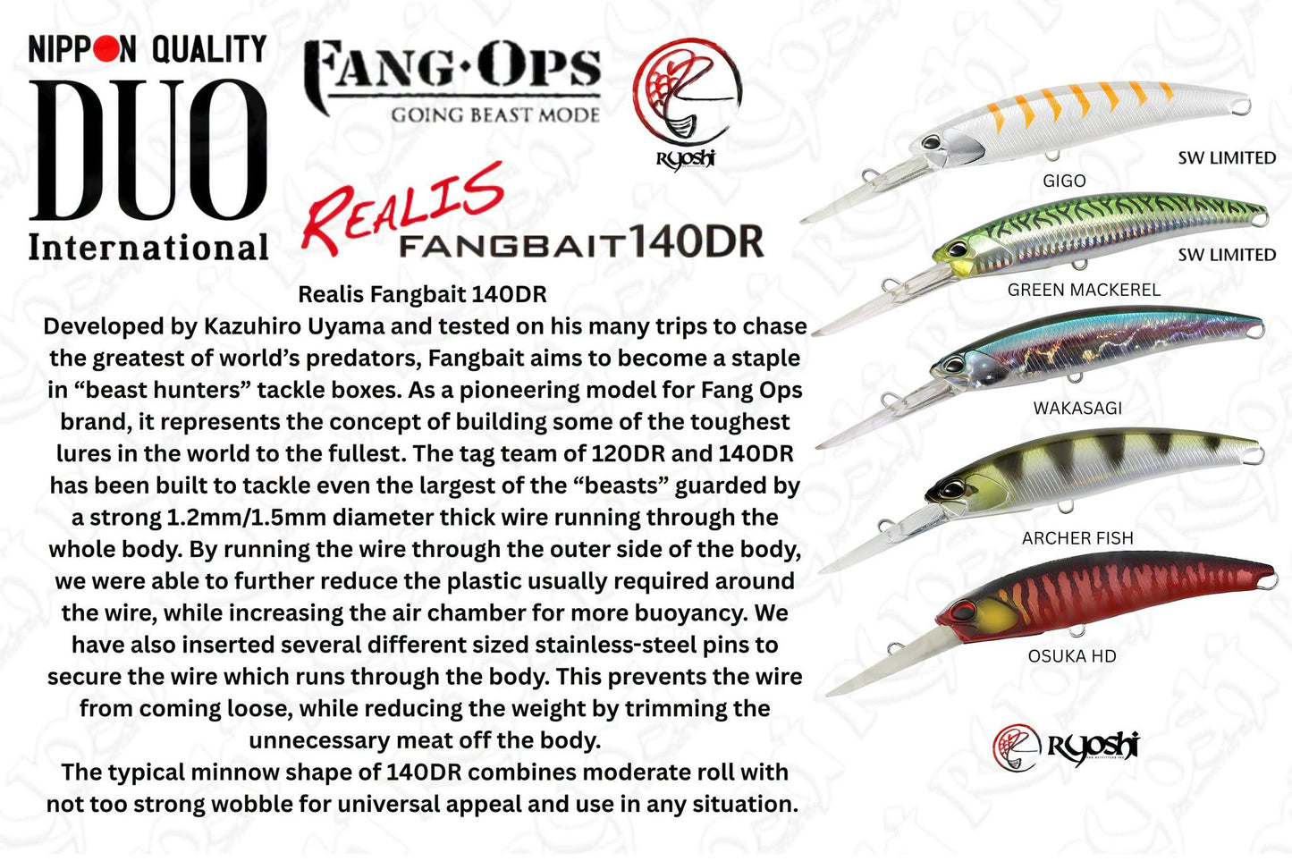 DUO Realis Fangbait 140DR Fang Ops