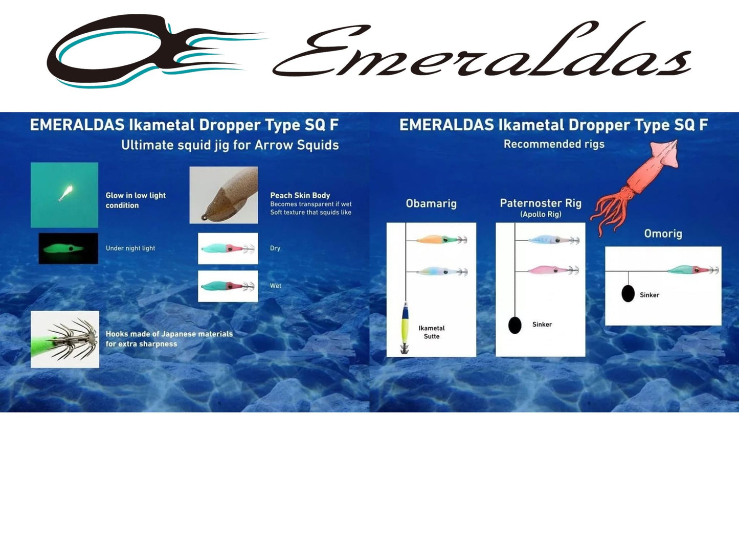 Daiwa Emeraldas Ikametal Dropper Type SQ S/F
