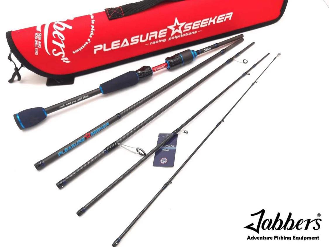 Jabbers Pleasure Seeker Travel Rod 5pc Spinning