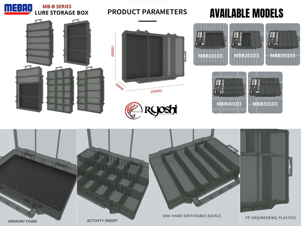 Mebao Lure Storage Box MB B Series