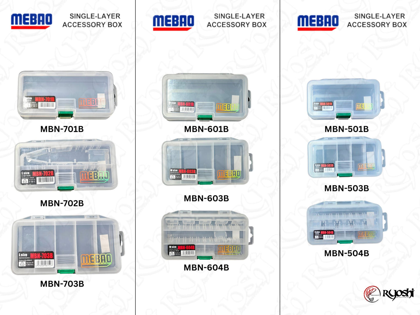 Mebao Single Accessory Box MBN Series 701B,601B and 501B