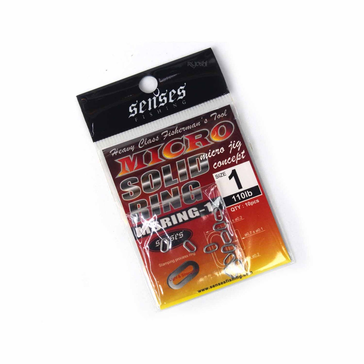 MICRO SOLID RING 1 #110LB (10 PCS)