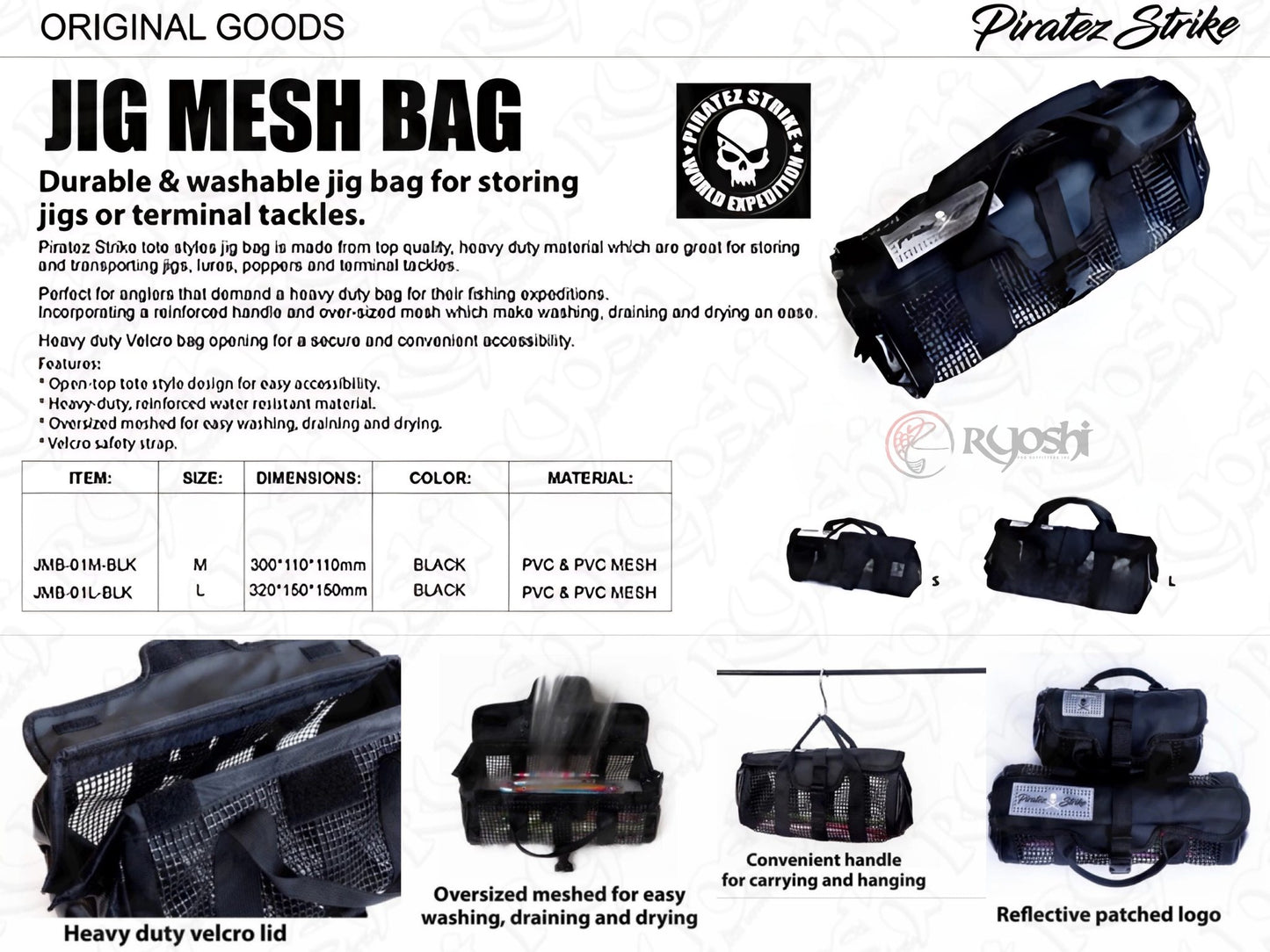 Piratez Strike Jig Mesh Bag
