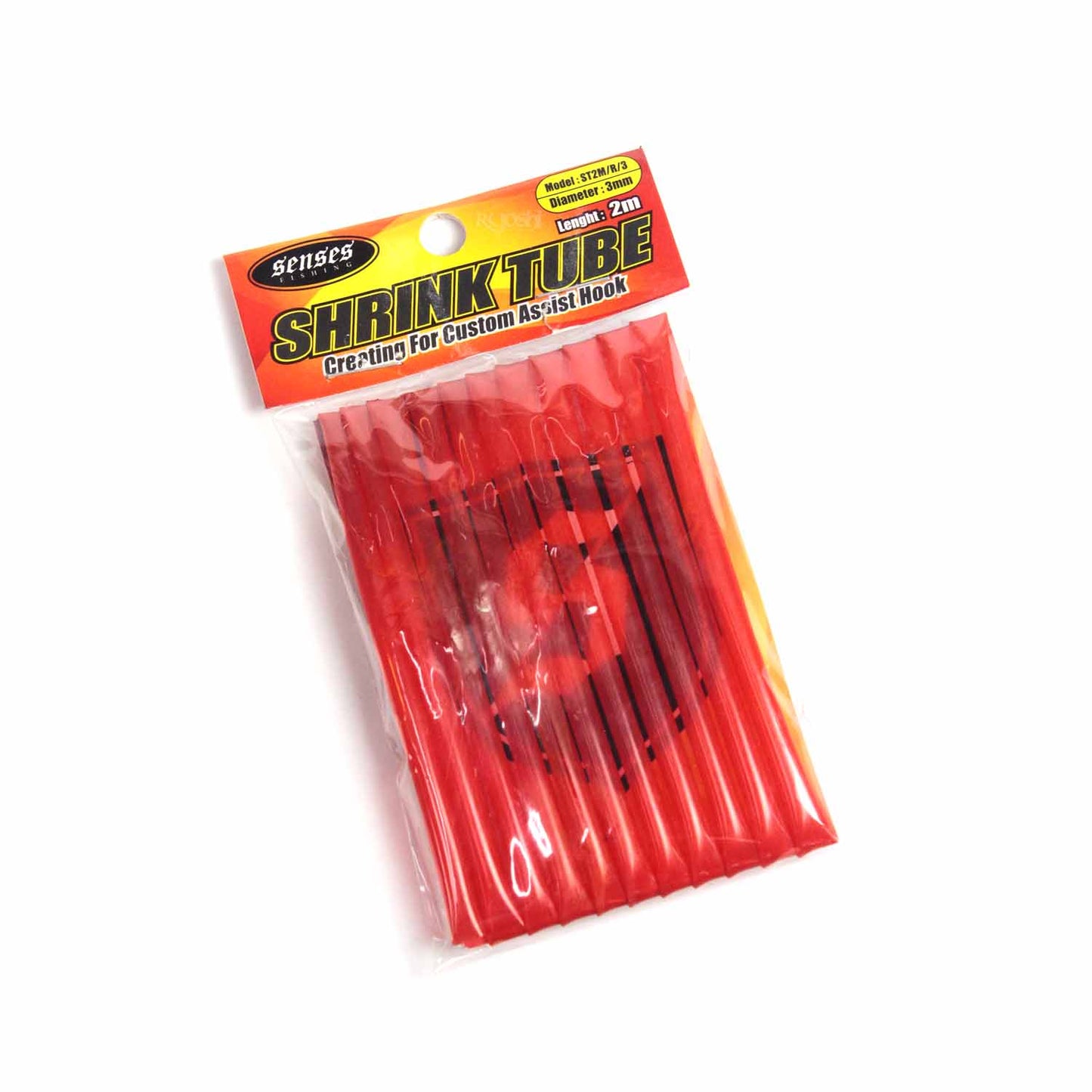SHRINK TUBE - DIAMETER 3MM - LENGTH 2M - RED