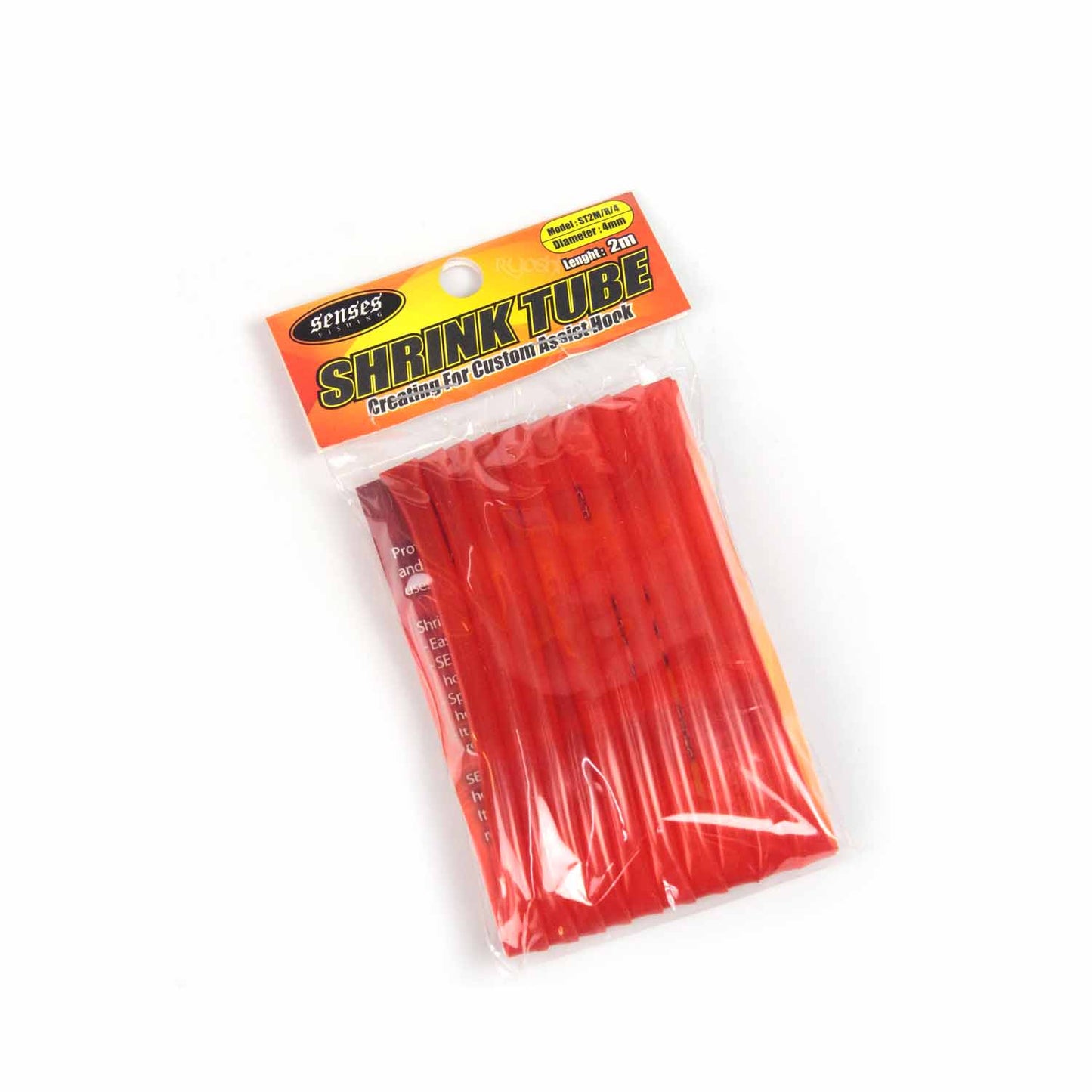 SHRINK TUBE - DIAMETER 4MM - LENGTH 2M - RED