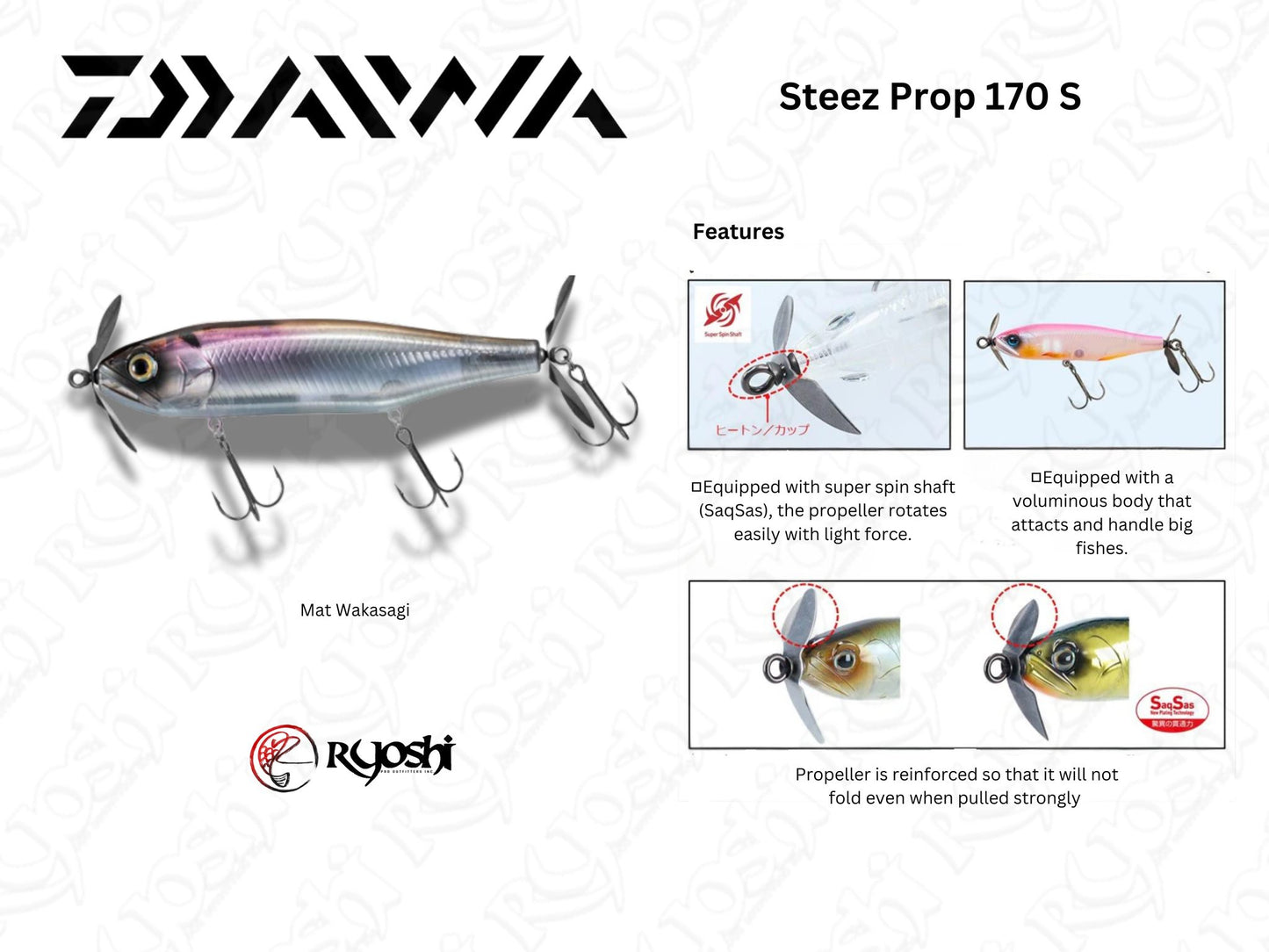 Daiwa Steez Prop 170 S
