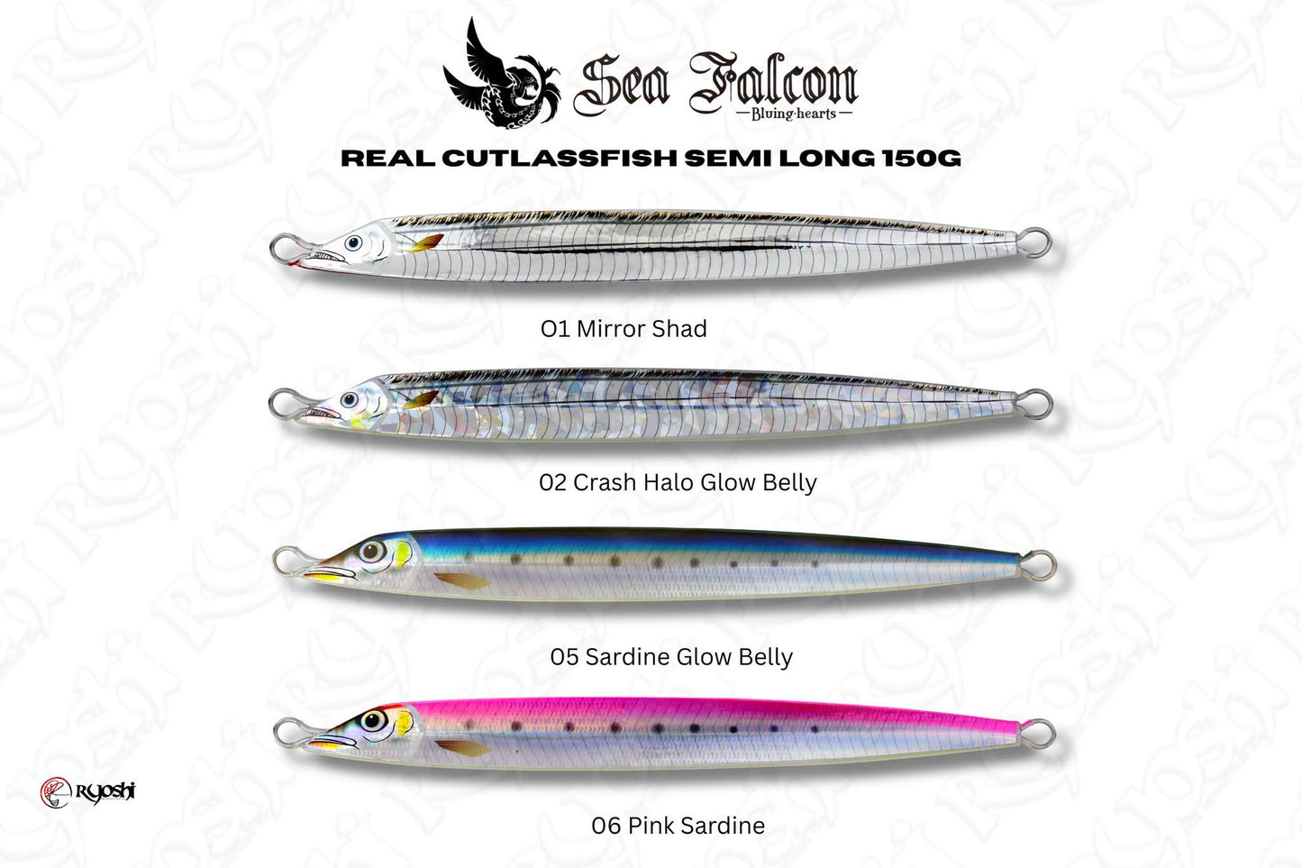 Sea Falcon Real Cutlass Fish 150g Jig