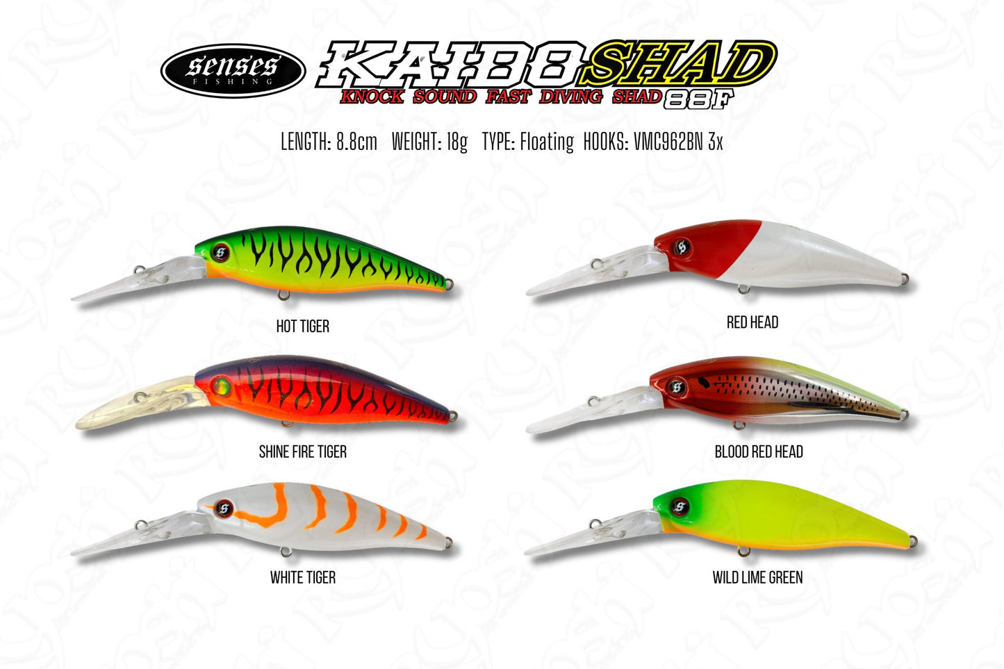 Senses Kaido Shad 88mm Fast Diving