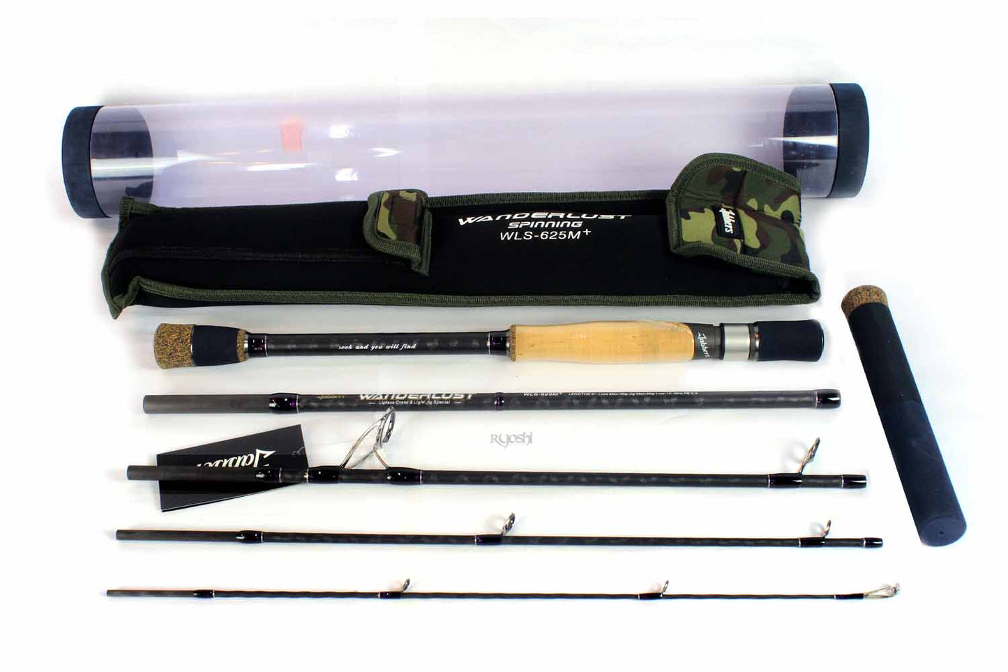 WANDERLUST BC (WLS-625M+) 5 PIECE TRAVEL ROD WITH JIGGING BUTT 12-30LB