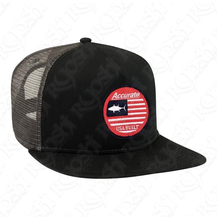 Accurate Black/Grey Tuna Flag Trucker Hat