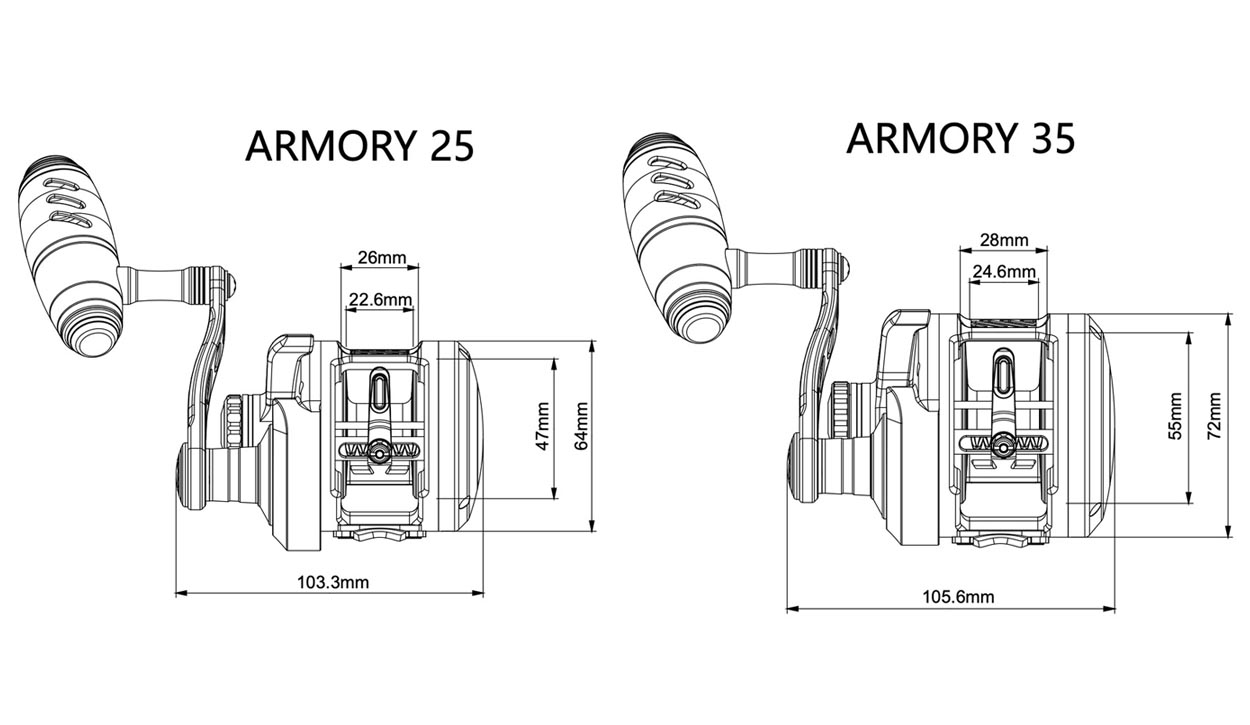 Maxel Armory 35 Level Wind Reel (Armory 35/ Armory 35L)
