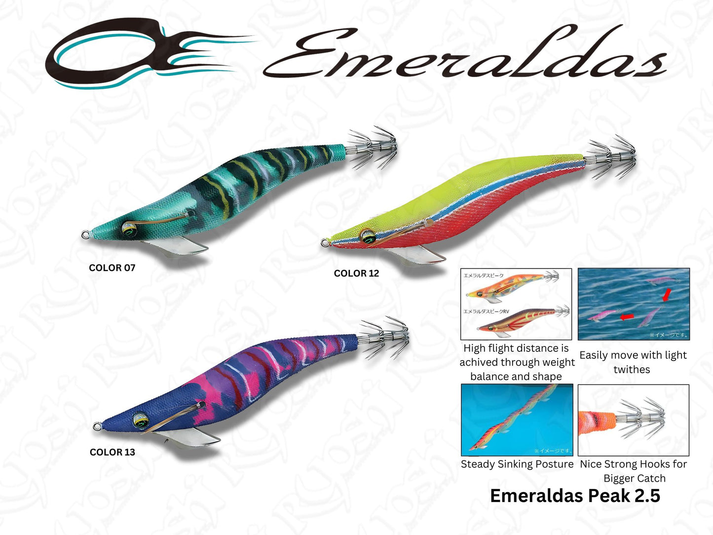 Daiwa Emeraldas Peak/RV (#2.5 / #3.0 / #2.5 RV / #3.0 RV)