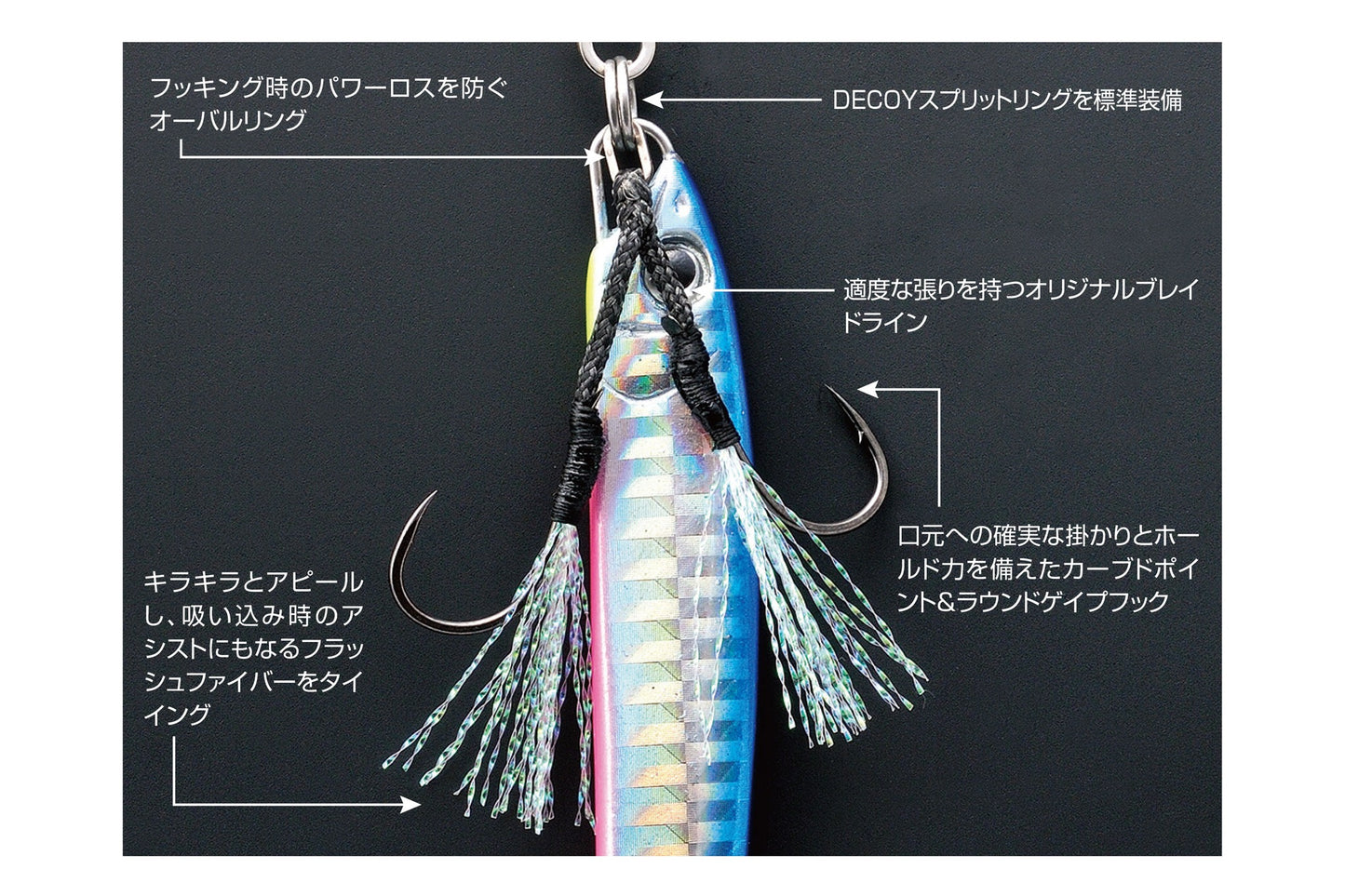 Decoy Fiber Light Assist Hook DJ-92