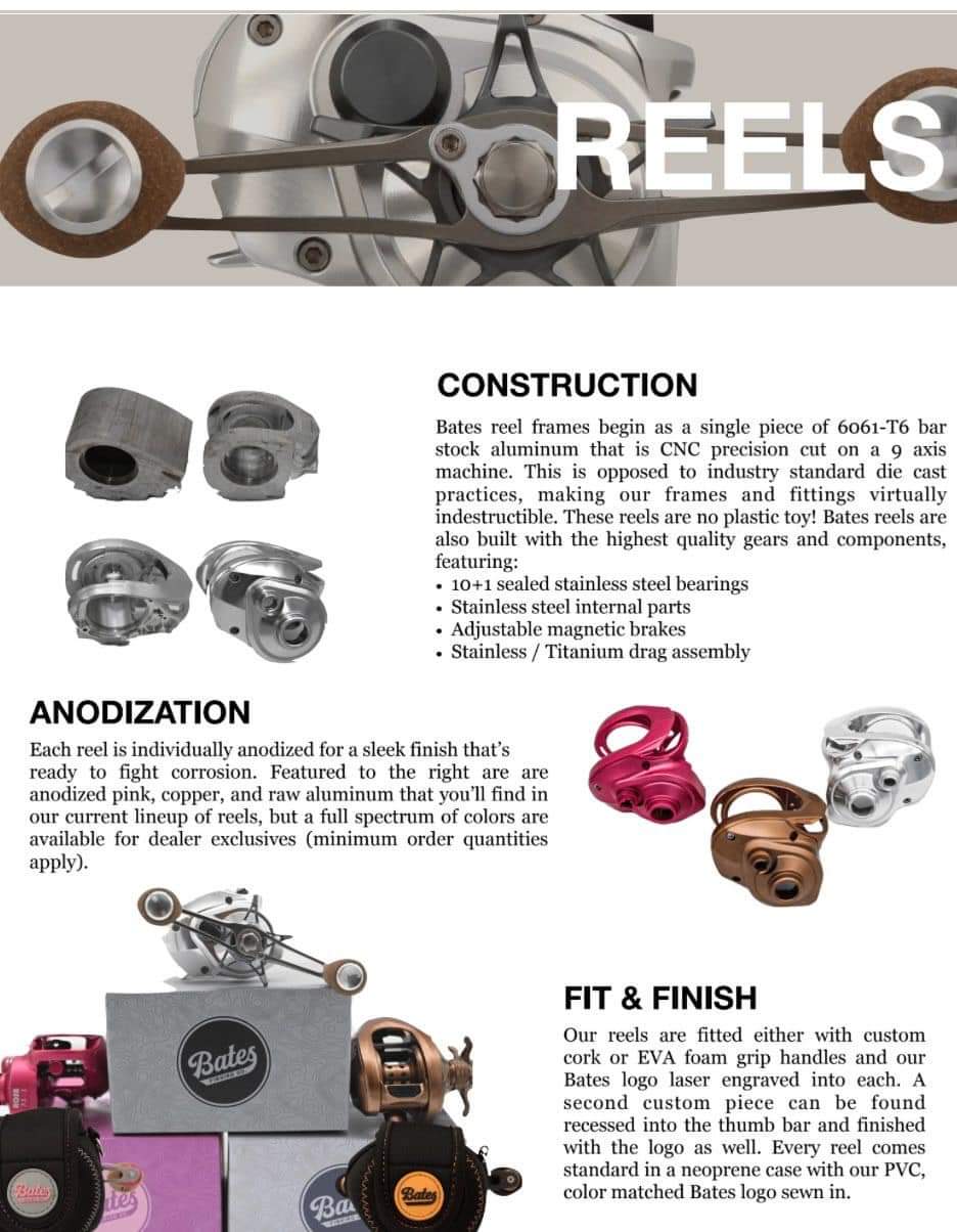 Baitcasting Reel THE GOAT - Anodized Clear