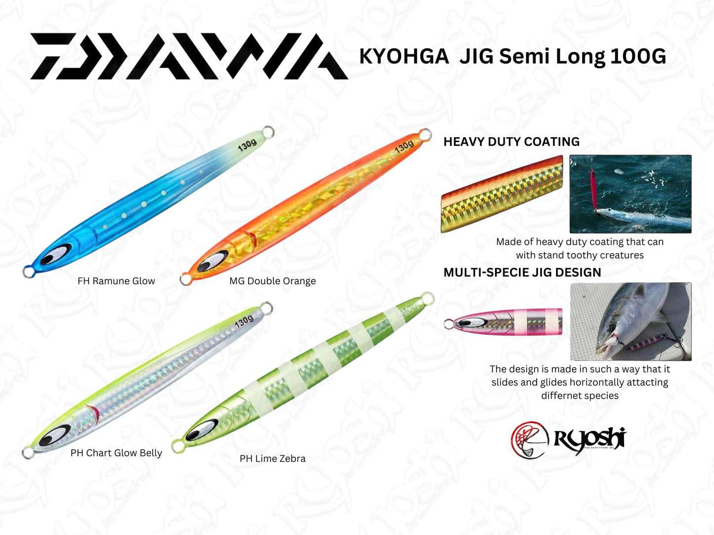 Daiwa Kyohga Jig Semi Long 100g
