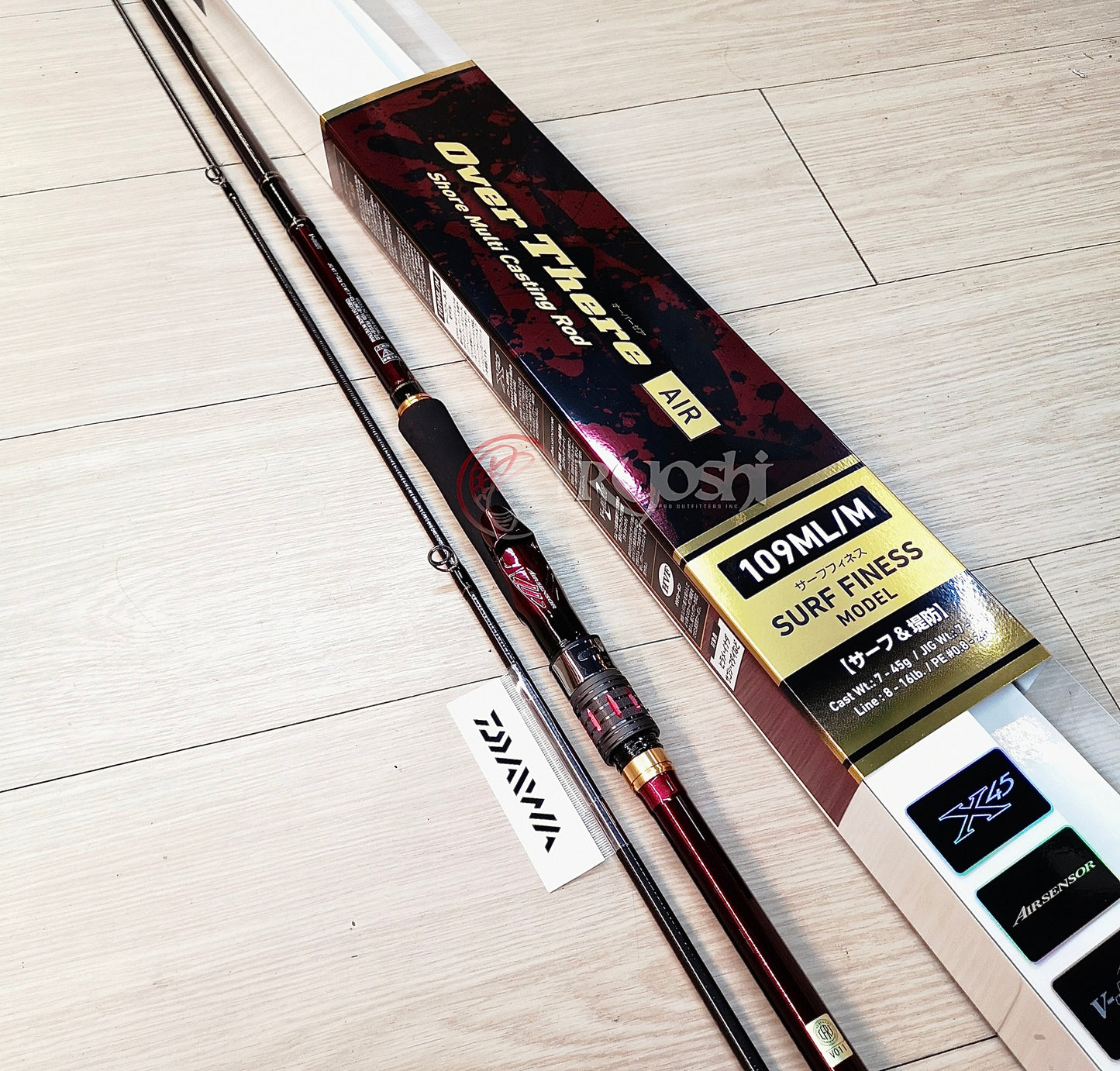 Daiwa Air Overthere 109 ML/L Surf finessse rod