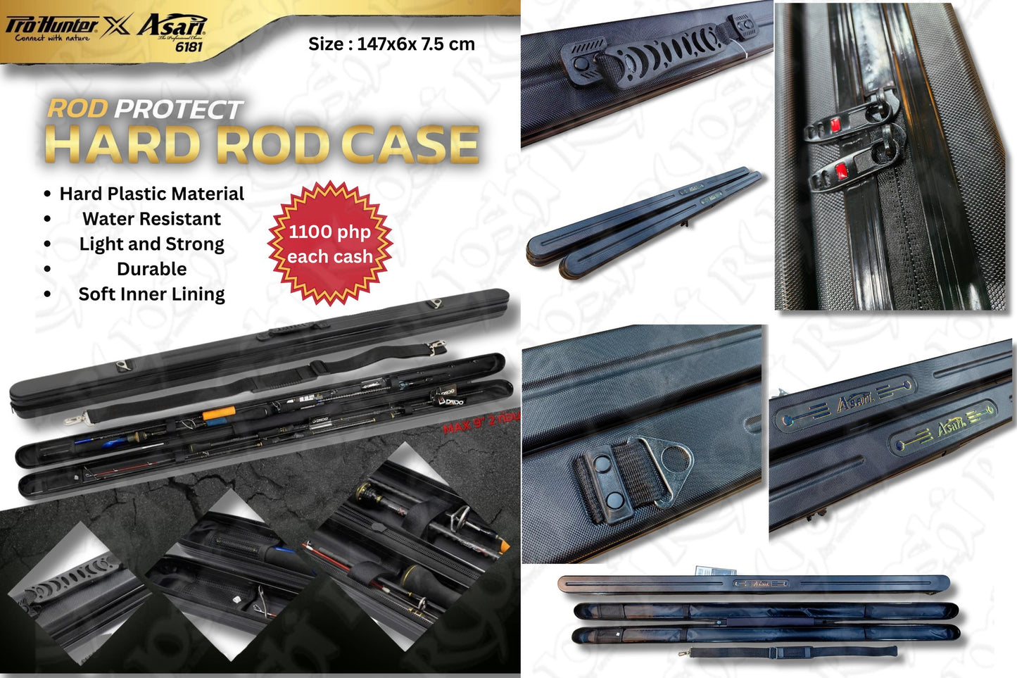 ProHunter Asari Hard Rod Case (8/25)