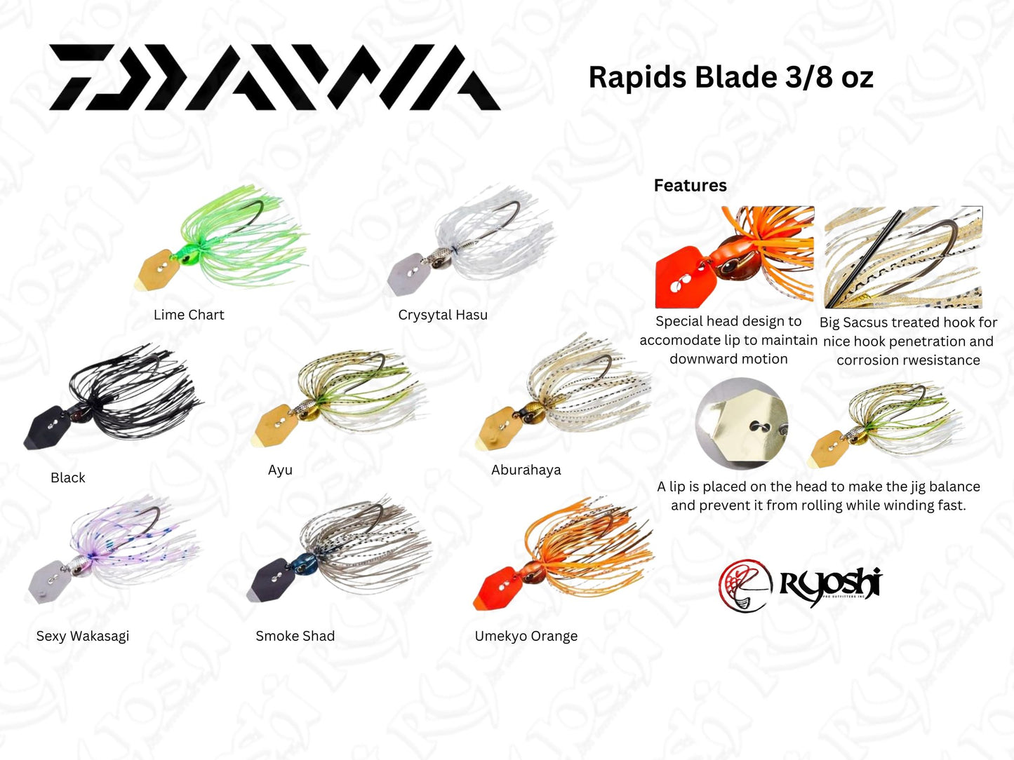 Daiwa Rapids Blade 3/8 oz