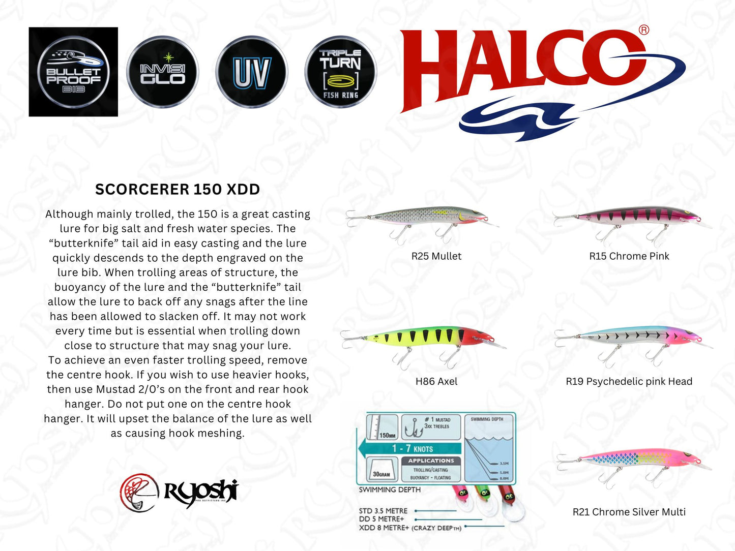 Halco Sorcerer 150 XDD Crazy Deep
