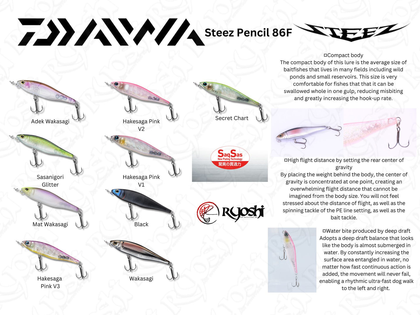 Daiwa Steez Pencil 86F