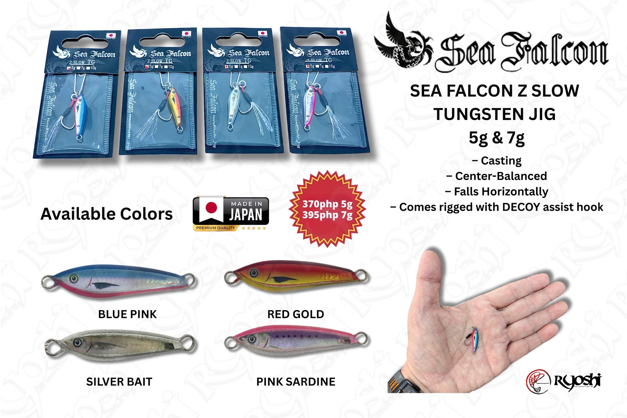 Jig Métal Sea Falcon Z Slow - 90 Grammes - 06 - NEUF