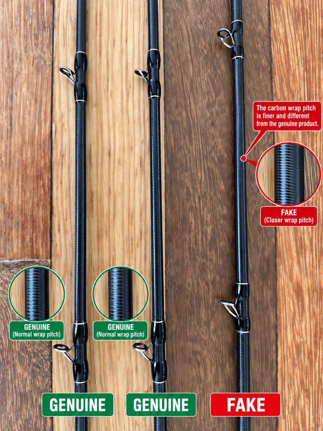 Beware of fake fishman rods, buy from authorized dealers. - Ryoshi Pro Outfitters