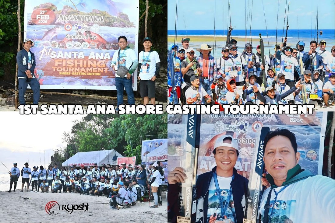 Congrats to the organizer of the 1st Santa Ana Shore Casting Tournament for a successful competition and Congrats din sa tournament winner Jake desalla. - Ryoshi Pro Outfitters