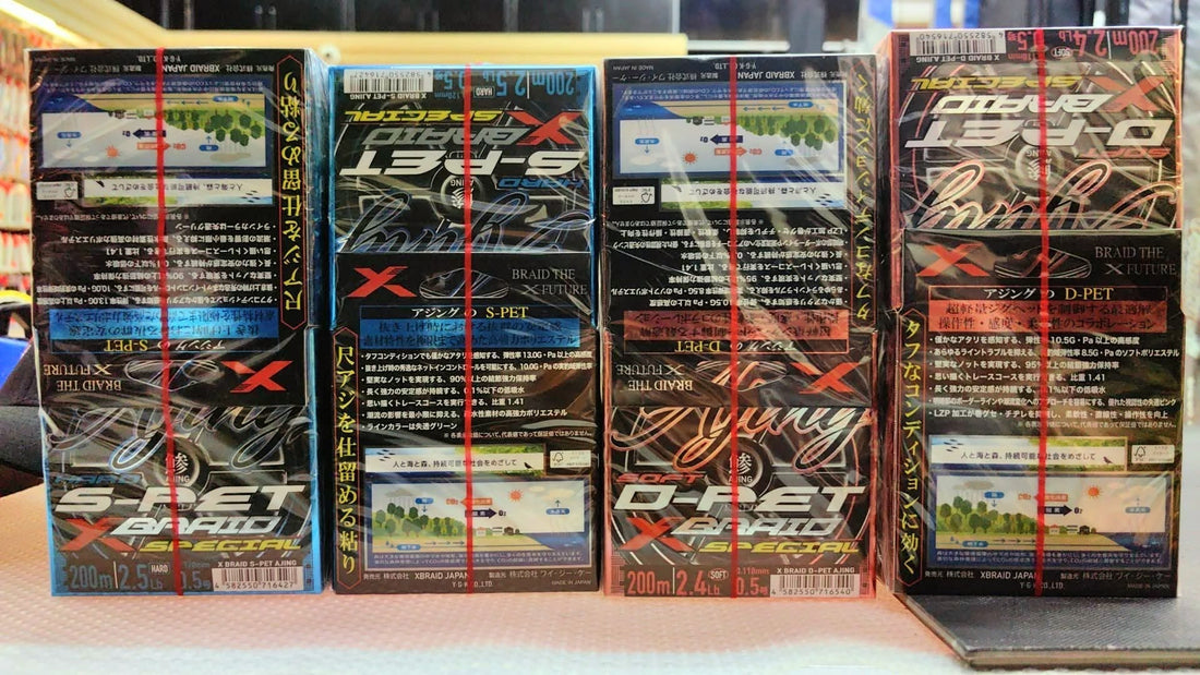 customers preping for something big with x-braid dpet and spet ester lines!!!! -Ryoshi Pro Outfitters