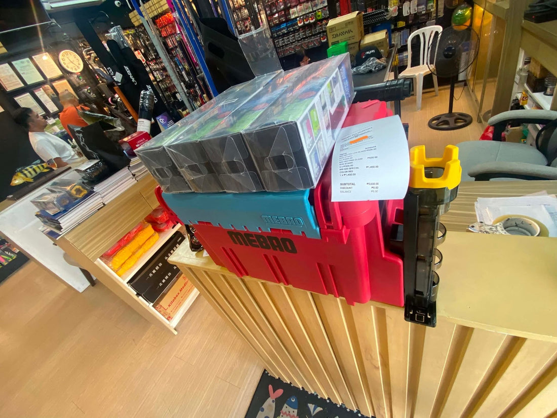Mebao tackle box and rod holders for an early saturday grind-Ryoshi Pro Outfitters